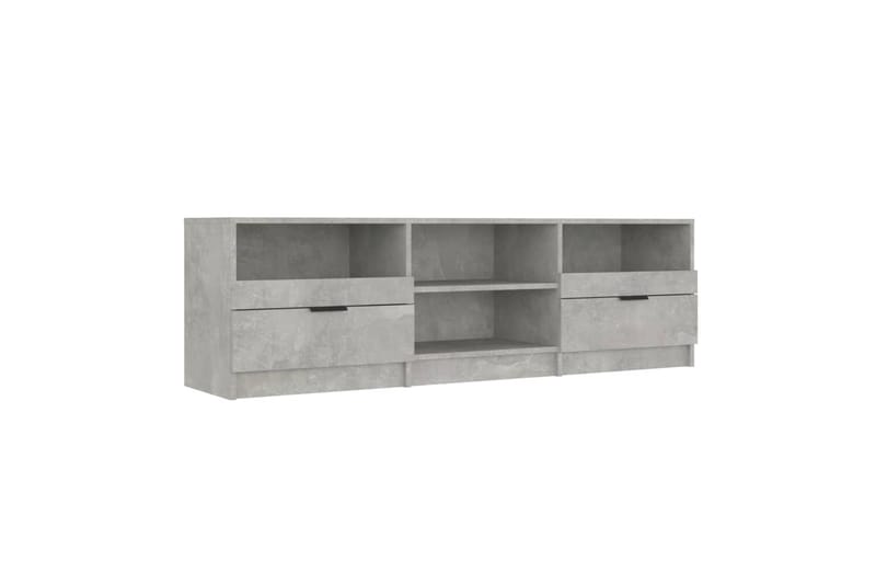 TV-benk betonggrå 150x33,5x45 cm konstruert tre - Grå - Møbler - Mediamøbel & tv møbel - TV-benk & mediabenk