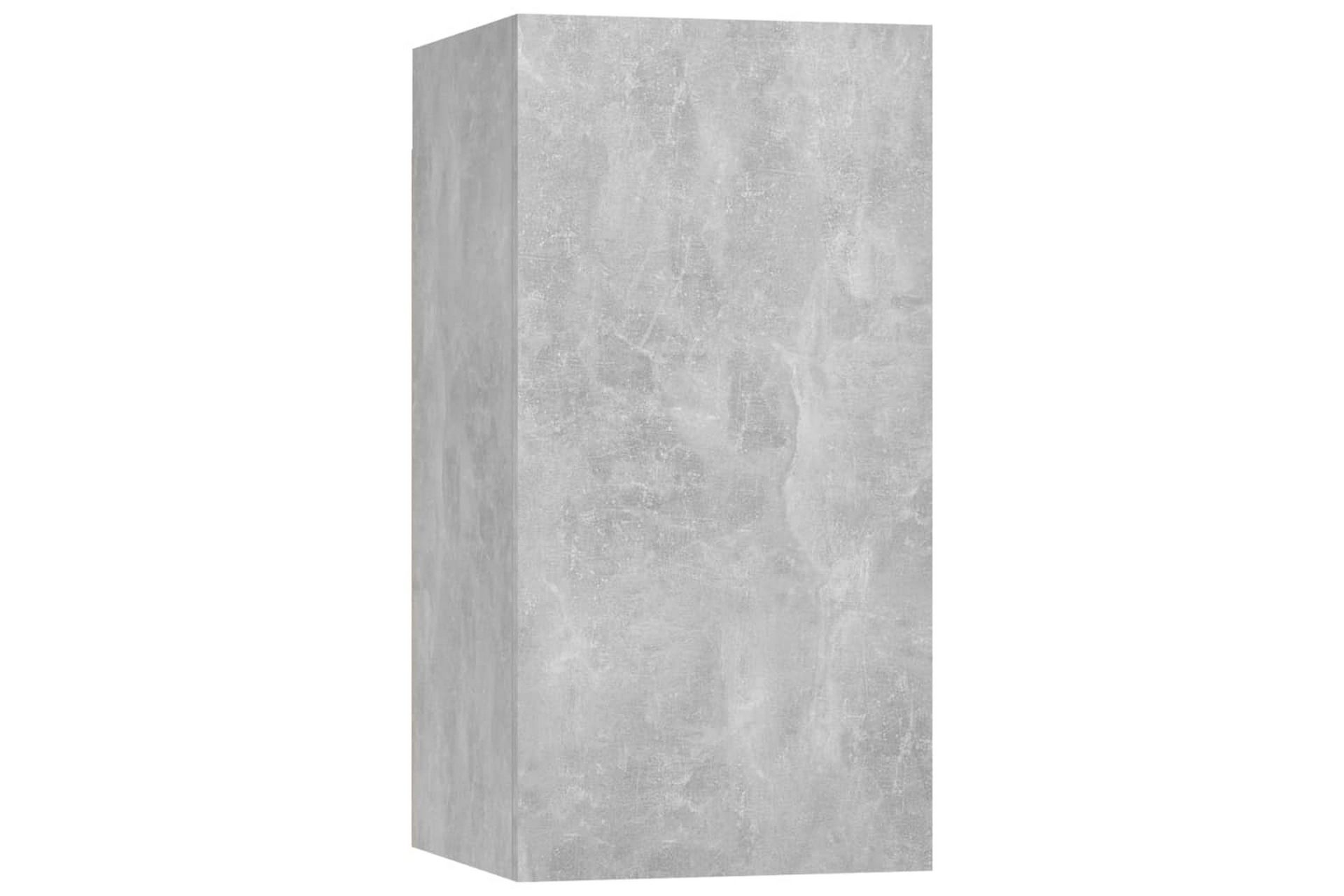 TV-benk betonggrå 30,5x30x60 cm sponplate - Grå - Møbler - Mediamøbel & tv møbel - TV-benk & mediabenk