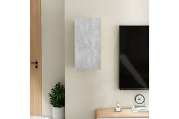 TV-benk betonggrå 30,5x30x60 cm sponplate - Grå - Møbler - Mediamøbel & tv møbel - TV-benk & mediabenk