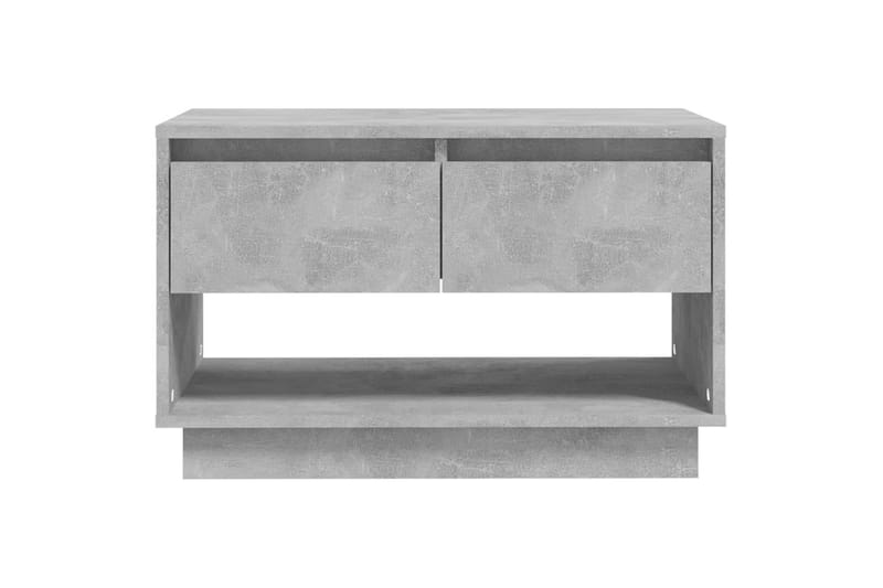 TV-benk betonggrå 70x41x44 cm sponplate - Grå - Møbler - Mediamøbel & tv møbel - TV-benk & mediabenk