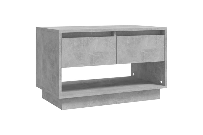 TV-benk betonggrå 70x41x44 cm sponplate - Grå - Møbler - Mediamøbel & tv møbel - TV-benk & mediabenk