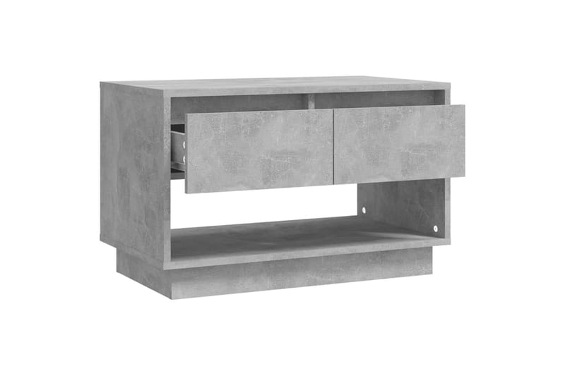 TV-benk betonggrå 70x41x44 cm sponplate - Grå - Møbler - Mediamøbel & tv møbel - TV-benk & mediabenk