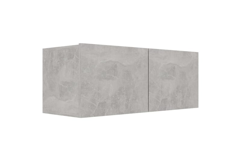 TV-benk betonggrå 80x30x30 cm sponplate - Møbler - Mediamøbel & tv møbel - TV-benk & mediabenk
