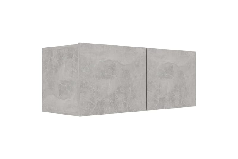 TV-benk betonggrå 80x30x30 cm sponplate - TV-benk & mediabenk