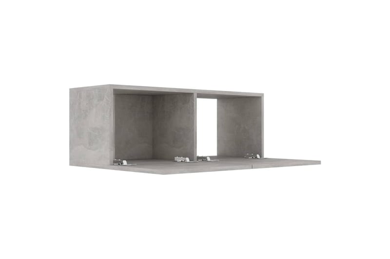 TV-benk betonggrå 80x30x30 cm sponplate - Møbler - Mediamøbel & tv møbel - TV-benk & mediabenk