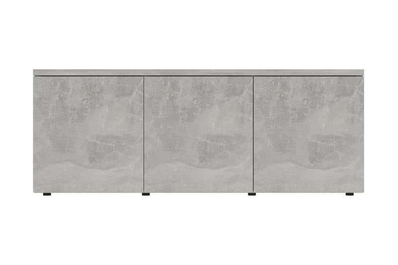 TV-benk betonggrå 80x34x30 cm sponplate - Møbler - Mediamøbel & tv møbel - TV-benk & mediabenk