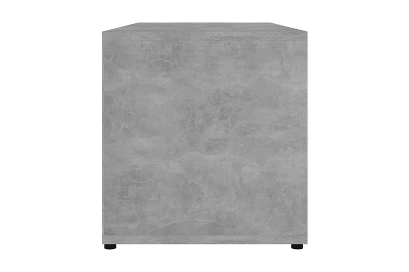 TV-benk betonggrå 80x34x36 cm sponplate - Grå - Møbler - Mediamøbel & tv møbel - TV-benk & mediabenk
