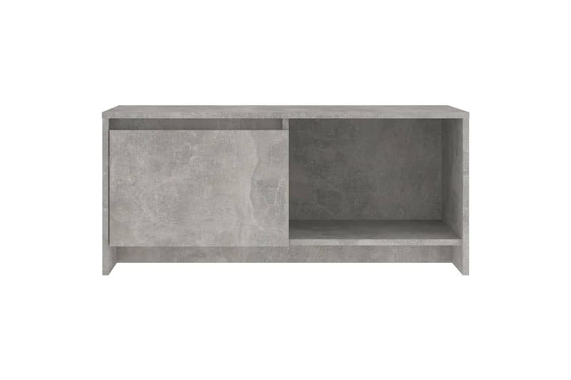 TV-benk betonggrå 90x35x40 cm sponplate - Grå - Møbler - Mediamøbel & tv møbel - TV-benk & mediabenk