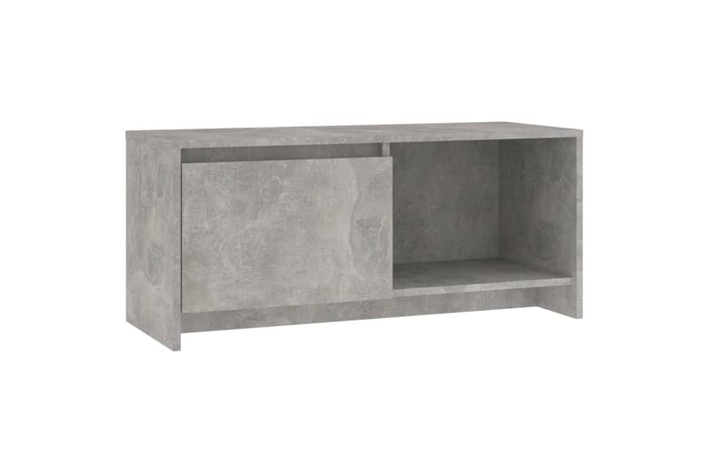 TV-benk betonggrå 90x35x40 cm sponplate - Grå - Møbler - Mediamøbel & tv møbel - TV-benk & mediabenk