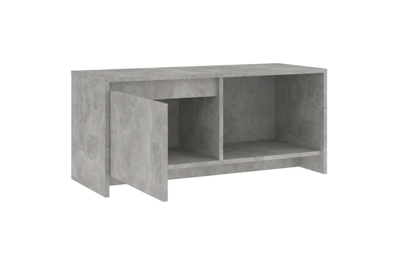 TV-benk betonggrå 90x35x40 cm sponplate - Grå - Møbler - Mediamøbel & tv møbel - TV-benk & mediabenk