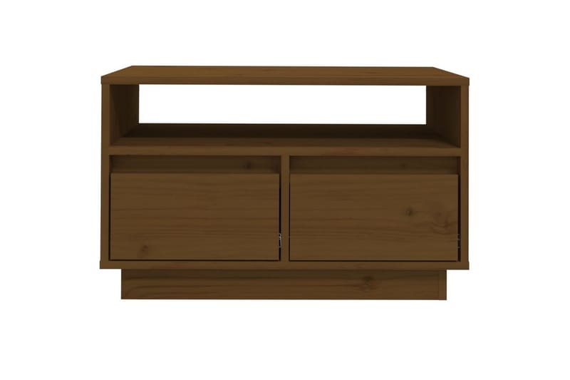 TV-benk brun 60x35x37 cm heltre furu - Brun - Møbler - Mediamøbel & tv møbel - TV-benk & mediabenk