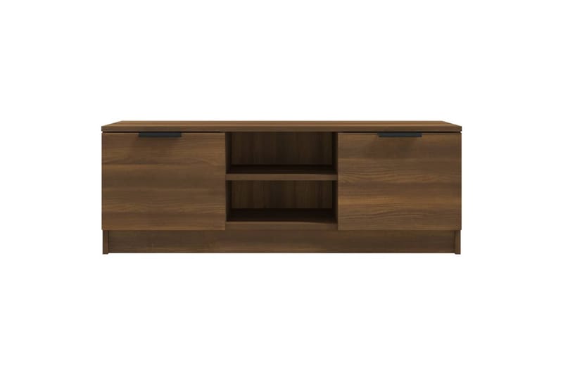 TV-benk brun eik 102x35x36,5 cm konstruert tre - Brun - Møbler - Mediamøbel & tv møbel - TV-benk & mediabenk