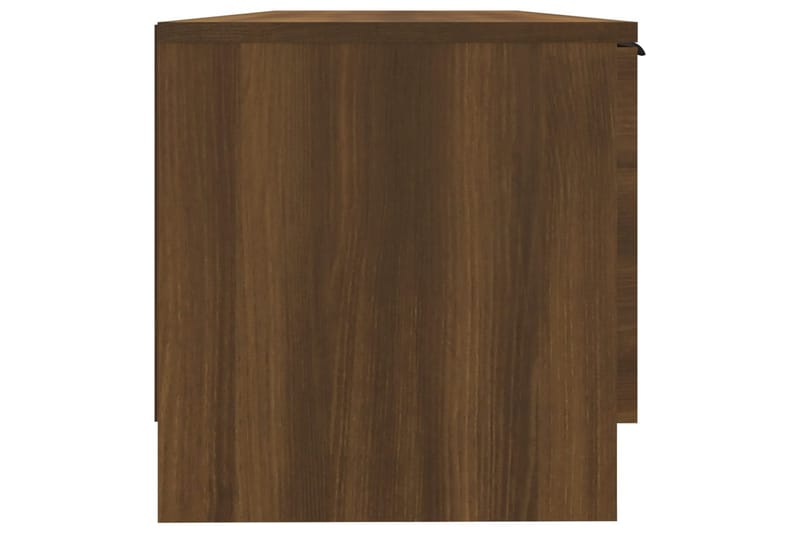 TV-benk brun eik 102x35x36,5 cm konstruert tre - Brun - Møbler - Mediamøbel & tv møbel - TV-benk & mediabenk