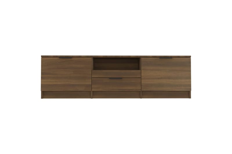 TV-benk brun eik 140x35x40 cm konstruert tre - Brun - Møbler - Mediamøbel & tv møbel - TV-benk & mediabenk