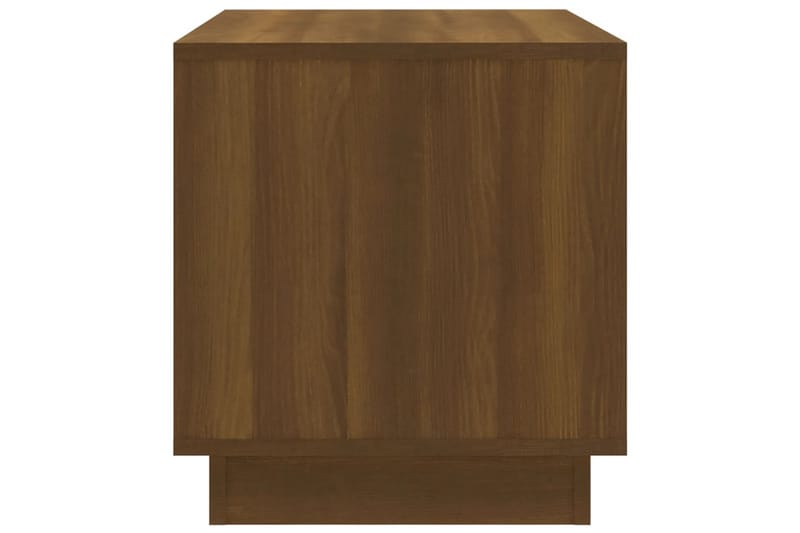 TV-benk brun eik 70x41x44 cm sponplate - Brun - Møbler - Mediamøbel & tv møbel - TV-benk & mediabenk