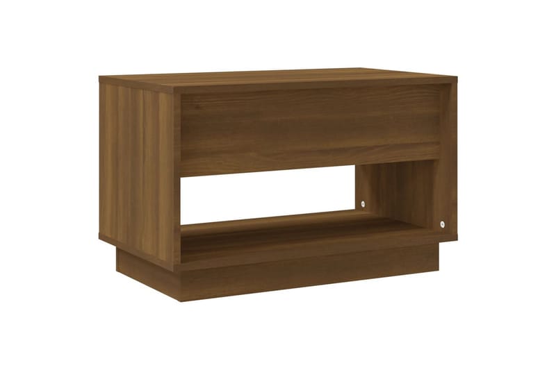 TV-benk brun eik 70x41x44 cm sponplate - Brun - Møbler - Mediamøbel & tv møbel - TV-benk & mediabenk