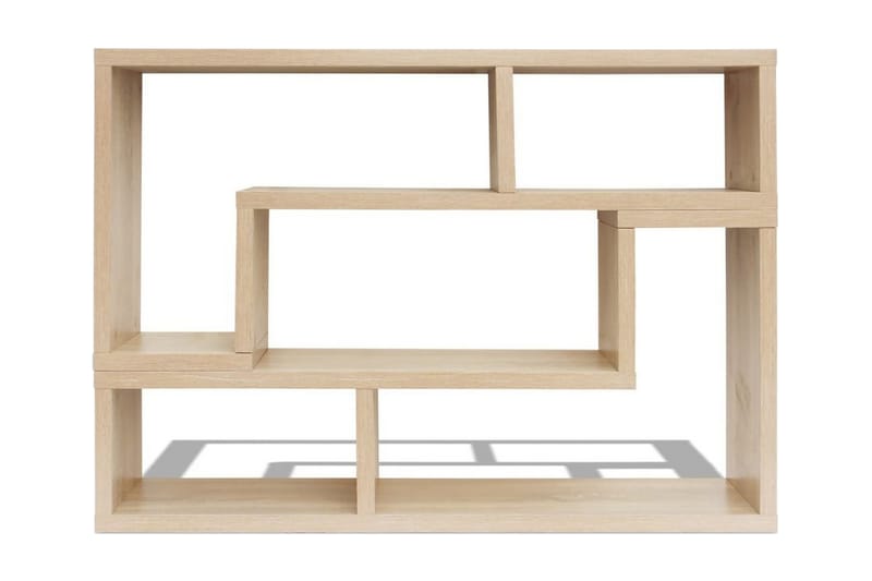 Tv-benk Dobbel L-Formet Eik - Beige - Møbler - Mediamøbel & tv møbel - TV-benk & mediabenk
