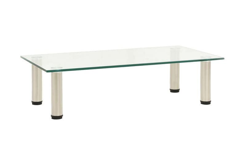 TV-benk gjennomsiktig 60x35x17 cm herdet glass - Gjennomsiktig - Møbler - Mediamøbel & tv møbel - TV-benk & mediabenk