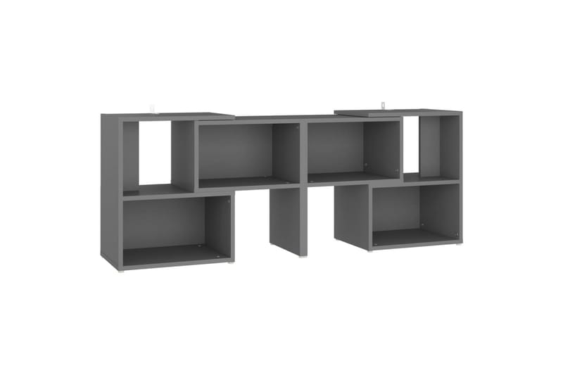 TV-benk grå 104x30x52 cm sponplate - Grå - Møbler - Mediamøbel & tv møbel - TV-benk & mediabenk