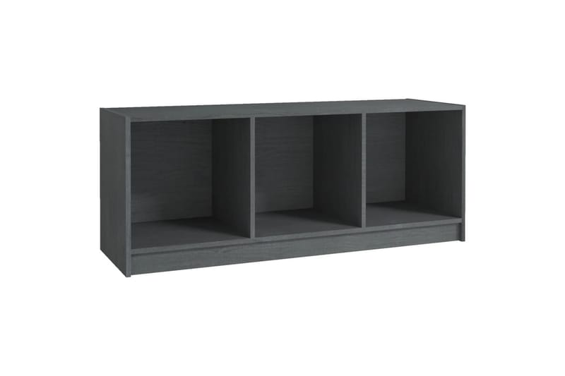 TV-benk grå 104x33x41 cm heltre furu - Grå - Møbler - Mediamøbel & tv møbel - TV-benk & mediabenk