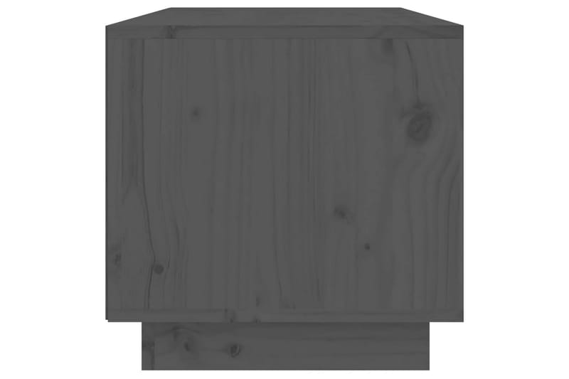 TV-benk grå 60x35x35 cm heltre furu - Grå - Møbler - Mediamøbel & tv møbel - TV-benk & mediabenk