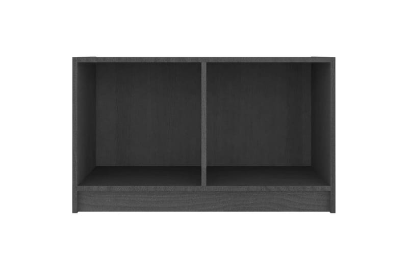 TV-benk grå 70x33x42 cm heltre furu - Grå - Møbler - Mediamøbel & tv møbel - TV-benk & mediabenk