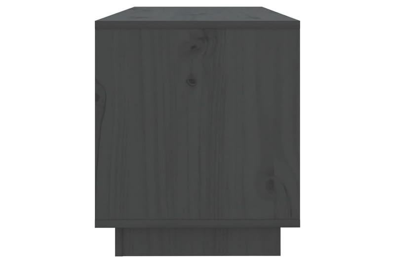 TV-benk grå 74x34x40 cm heltre furu - Grå - Møbler - Mediamøbel & tv møbel - TV-benk & mediabenk