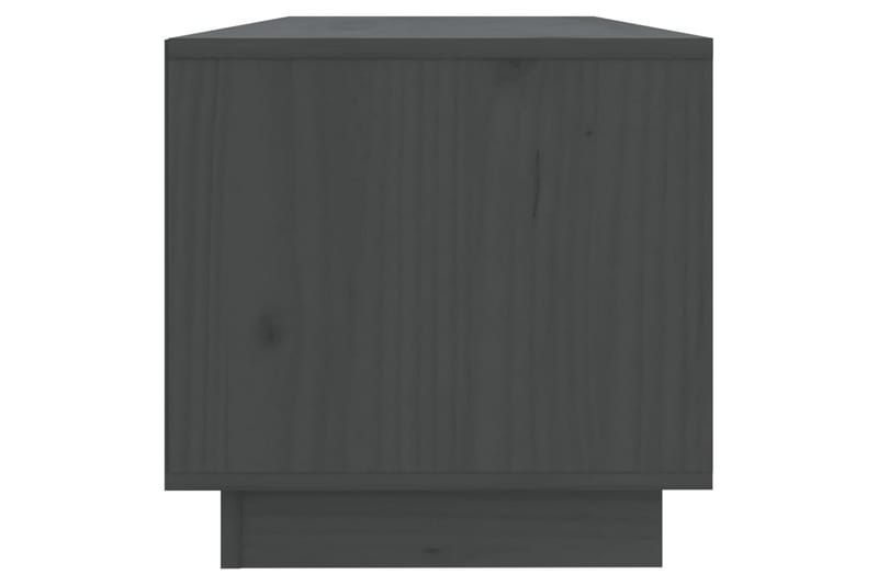TV-benk grå 90x35x35 cm heltre furu - Grå - Møbler - Mediamøbel & tv møbel - TV-benk & mediabenk