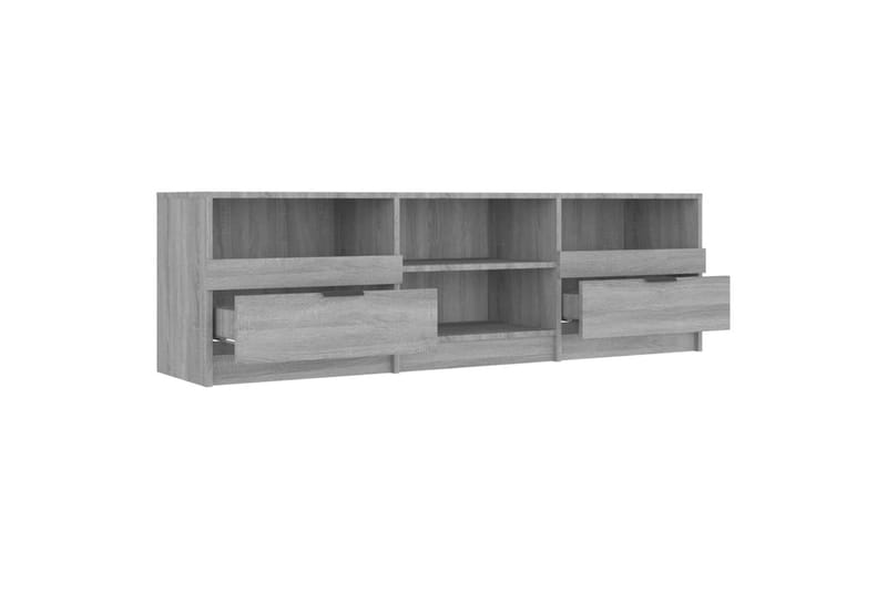 TV-benk grå sonoma 150x33,5x45 cm konstruert tre - Grå - Møbler - Mediamøbel & tv møbel - TV-benk & mediabenk