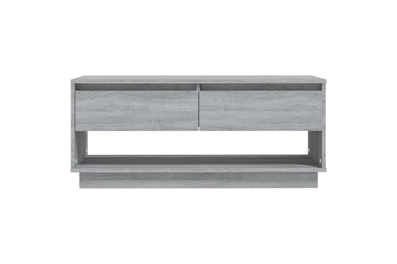 TV-benk grå sonoma eik 102x41x44 cm sponplate - Grå - Møbler - Mediamøbel & tv møbel - TV-benk & mediabenk