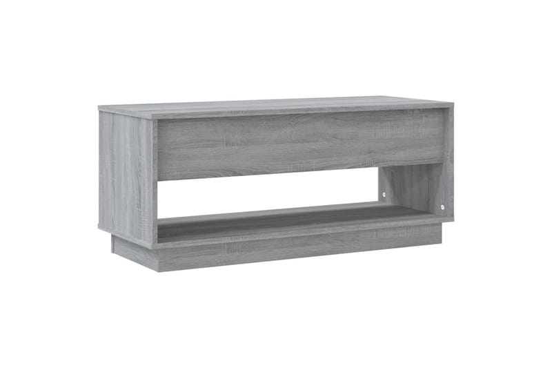TV-benk grå sonoma eik 102x41x44 cm sponplate - Grå - Møbler - Mediamøbel & tv møbel - TV-benk & mediabenk