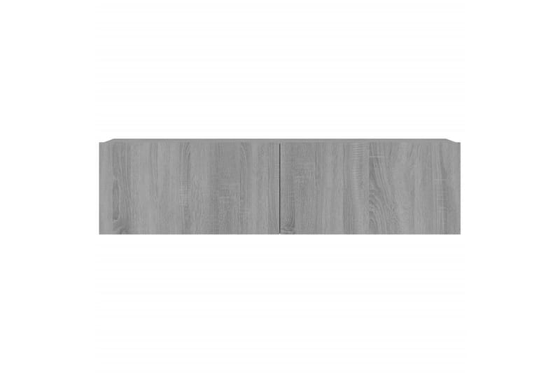 TV-benk grå sonoma eik 120x30x30 cm konstruert tre - Grå - Møbler - Mediamøbel & tv møbel - TV-benk & mediabenk