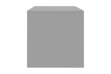 TV-benk høyglans grå 120x40x40 cm sponplate - Grå - Møbler - Mediamøbel & tv møbel - TV-benk & mediabenk