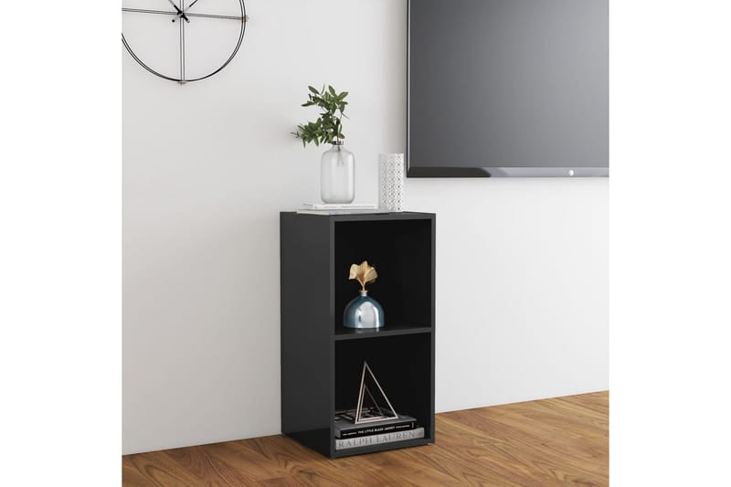 TV-benk h�øyglans grå 72x35x36,5 cm sponplate - Grå - Møbler - Mediamøbel & tv møbel - TV-benk & mediabenk