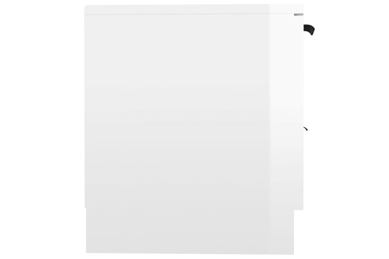 TV-benk høyglans hvit 140x35x40 cm konstruert tre - Hvit - Møbler - Mediamøbel & tv møbel - TV-benk & mediabenk
