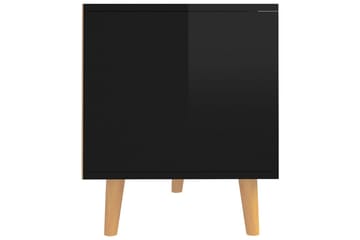 TV-benk høyglans svart 90x40x48,5 cm sponplate - Svart - Møbler - Mediamøbel & tv møbel - TV-benk & mediabenk