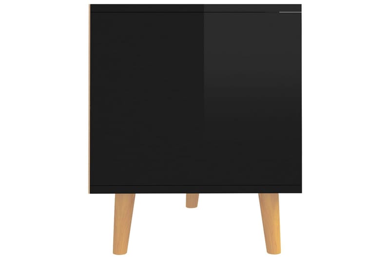 TV-benk høyglans svart 90x40x48,5 cm sponplate - Svart - Møbler - Mediamøbel & tv møbel - TV-benk & mediabenk
