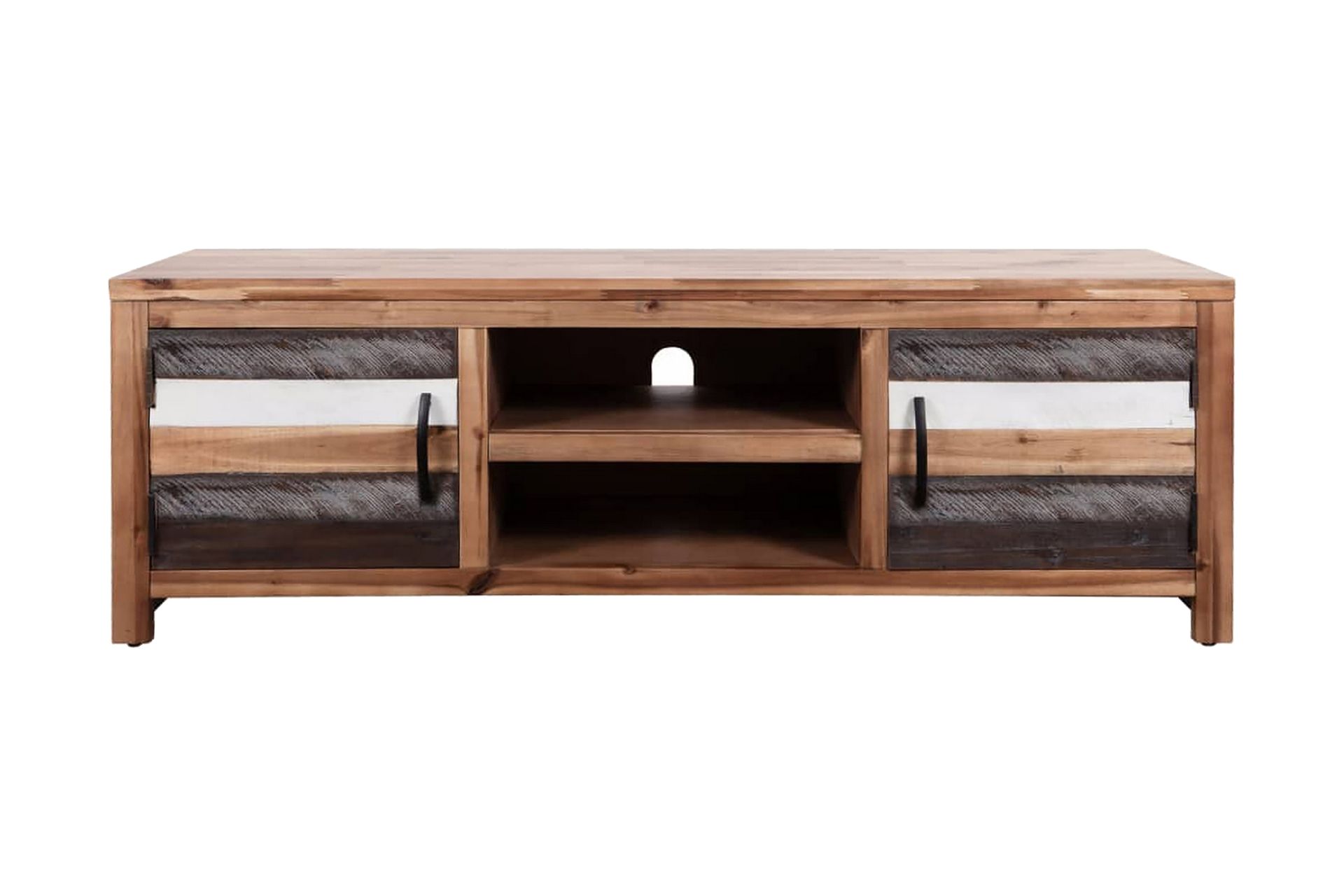 TV-benk heltre akasie 120x35x40 cm - Brun - Møbler - Mediamøbel & tv møbel - TV-benk & mediabenk
