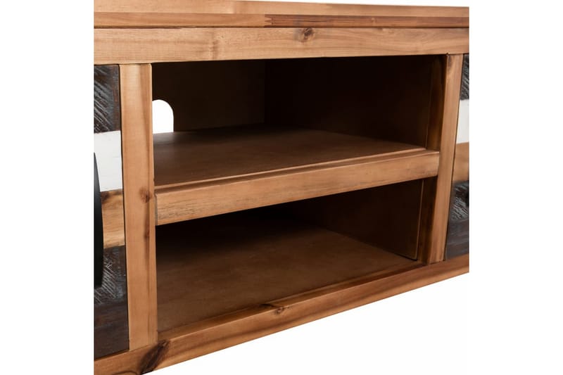 TV-benk heltre akasie 120x35x40 cm - Brun - Møbler - Mediamøbel & tv møbel - TV-benk & mediabenk