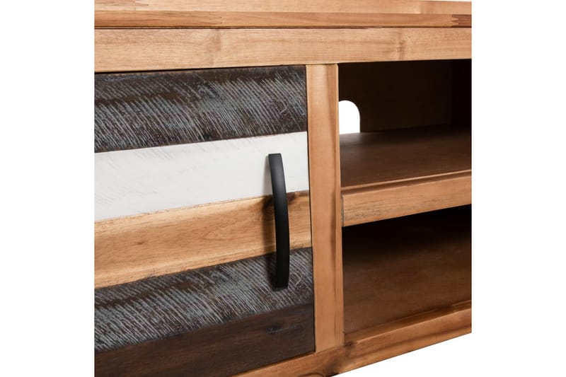 TV-benk heltre akasie 120x35x40 cm - Brun - Møbler - Mediamøbel & tv møbel - TV-benk & mediabenk