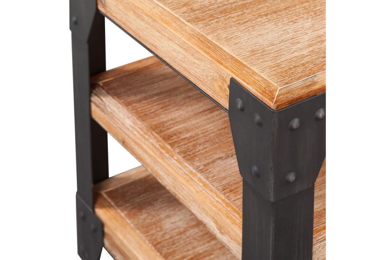 TV-benk heltre akasie 140x40x45 cm - Brun - Møbler - Mediamøbel & tv møbel - TV-benk & mediabenk