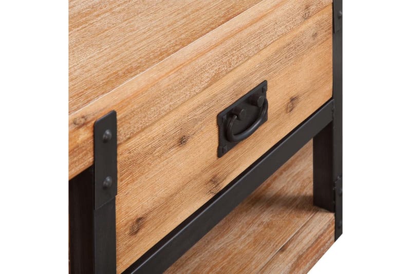 TV-benk heltre akasie 140x40x45 cm - Brun - Møbler - Mediamøbel & tv møbel - TV-benk & mediabenk