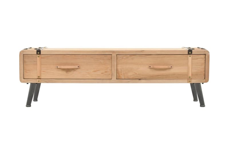 TV-benk heltre gran 120x33x35 cm - Brun - Møbler - Mediamøbel & tv møbel - TV-benk & mediabenk