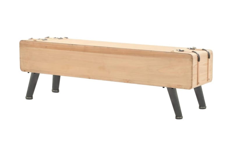 TV-benk heltre gran 120x33x35 cm - Brun - Møbler - Mediamøbel & tv møbel - TV-benk & mediabenk