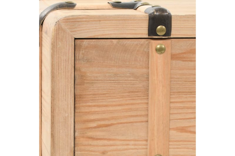 TV-benk heltre gran 120x33x35 cm - Brun - Møbler - Mediamøbel & tv møbel - TV-benk & mediabenk