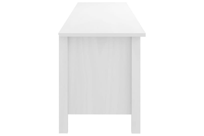 TV-benk Hill Range hvit 158x40x47 cm heltre furu - Møbler - Mediamøbel & tv møbel - TV-benk & mediabenk