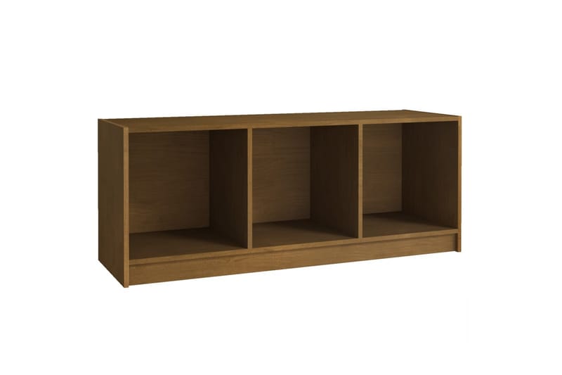 TV-benk honningbrun 104x33x41 cm heltre furu - Brun - Møbler - Mediamøbel & tv møbel - TV-benk & mediabenk