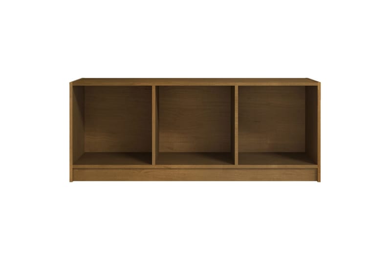 TV-benk honningbrun 104x33x41 cm heltre furu - Brun - TV-benk & mediabenk