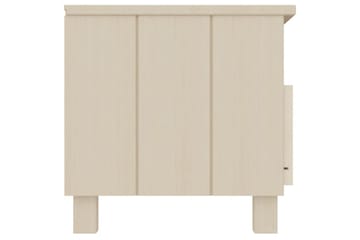 TV-benk honningbrun 106x40x40 cm heltre furu - Brun - Møbler - Mediamøbel & tv møbel - TV-benk & mediabenk