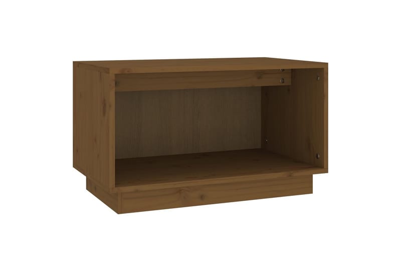 TV-benk honningbrun 60x35x35 cm heltre furu - Brun - TV-benk & mediabenk